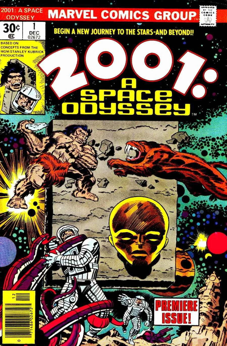 2001: A Space Odyssey vol. 2 #1, 1976, Jack Kirby, Marvel Comics Group