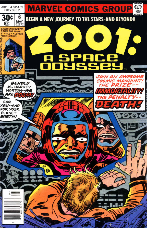 2001: A Space Odyssey vol. 2 #6, 1977, Jack Kirby, Marvel Comics Group